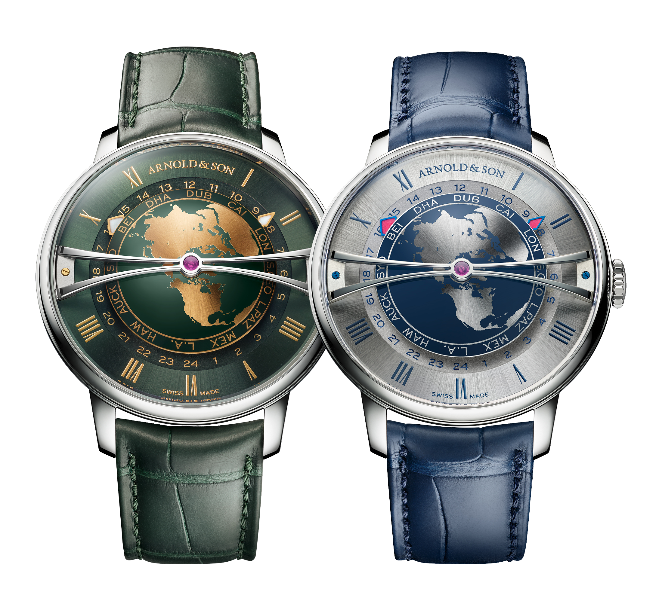 Arnold & Son 41.5mm Cliff Gray